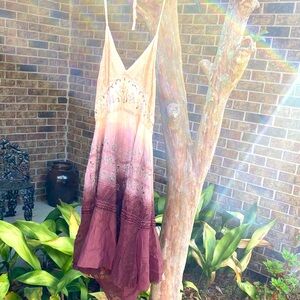 Boho Ombre festival Dress 🦋🌾🌞🌻🌼